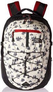 North Face Borealis White Sasquatch Print