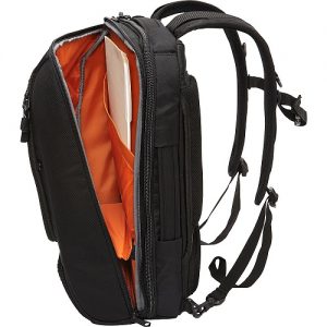 eBags Slim Laptop Backpack Black Open